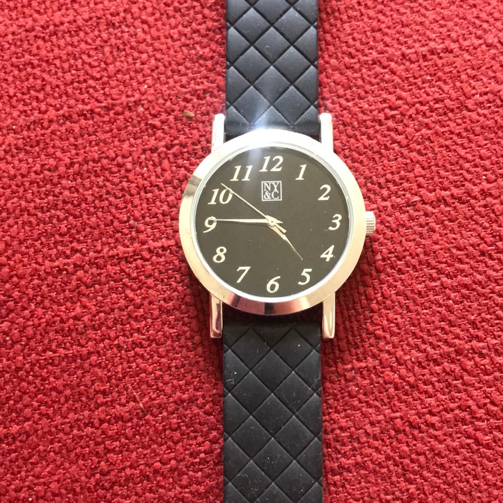 Black New York & Co watch